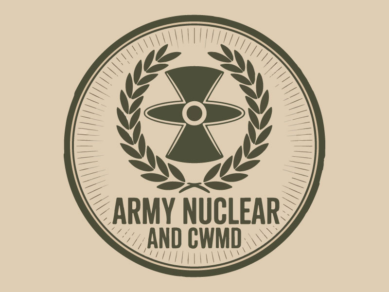 Army Nuclear and CWMD (Countering Weapons of Mass Destruction) Logo Design logo design by Bibek Nag