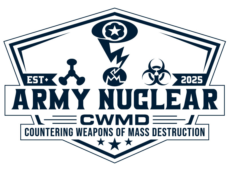 Army Nuclear and CWMD (Countering Weapons of Mass Destruction) Logo Design logo design by LogoQueen