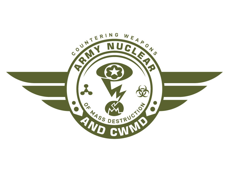 Army Nuclear and CWMD (Countering Weapons of Mass Destruction) Logo Design logo design by Gilate