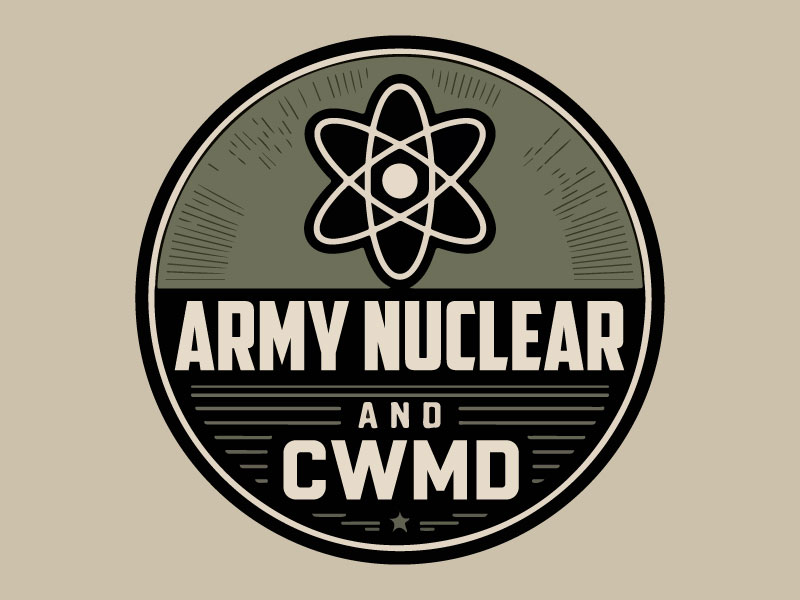 Army Nuclear and CWMD (Countering Weapons of Mass Destruction) Logo Design logo design by Rahul Biswas