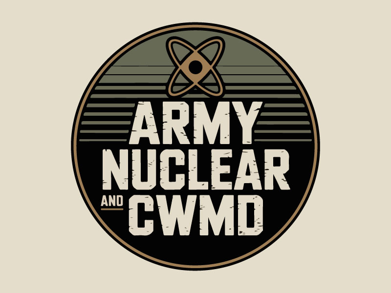 Army Nuclear and CWMD (Countering Weapons of Mass Destruction) Logo Design logo design by Rahul Biswas