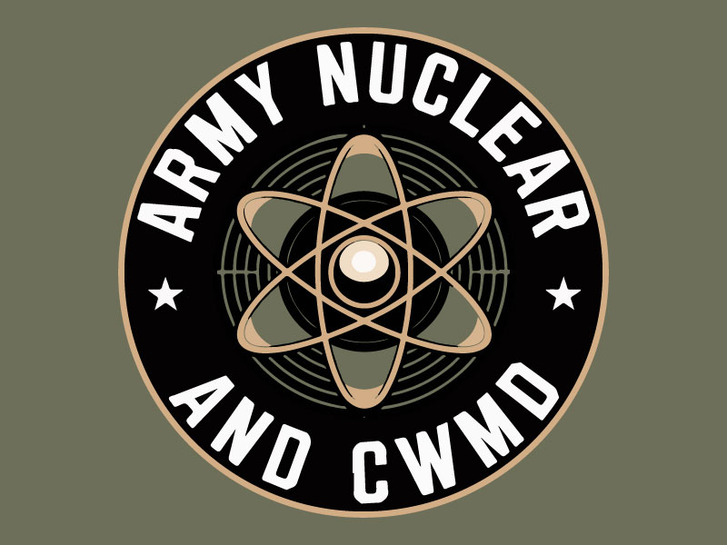 Army Nuclear and CWMD (Countering Weapons of Mass Destruction) Logo Design logo design by Rahul Biswas