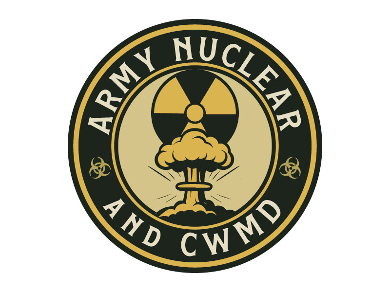 Army Nuclear and CWMD (Countering Weapons of Mass Destruction) Logo Design logo design by Rahul Biswas