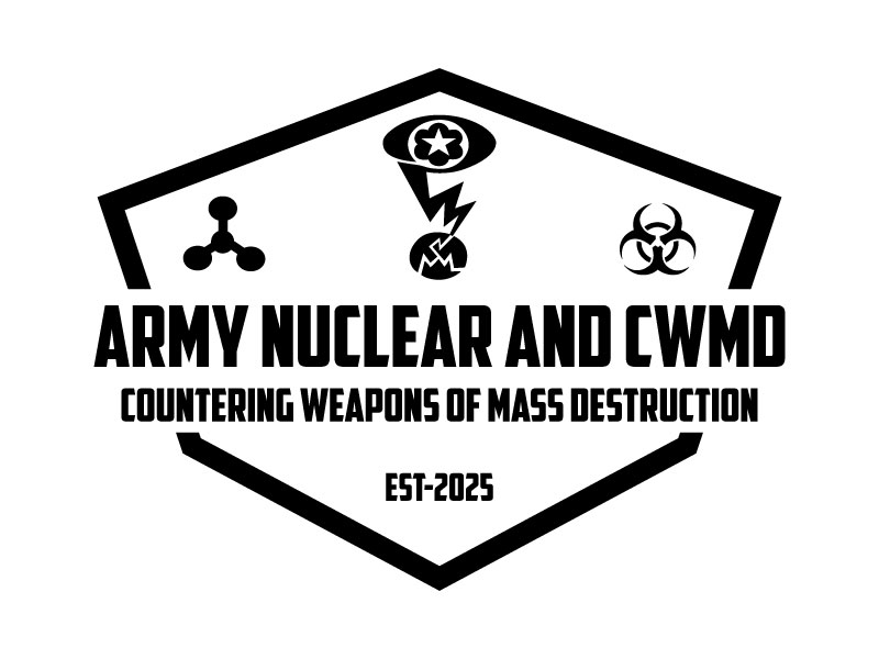Army Nuclear and CWMD (Countering Weapons of Mass Destruction) Logo Design logo design by Gilate