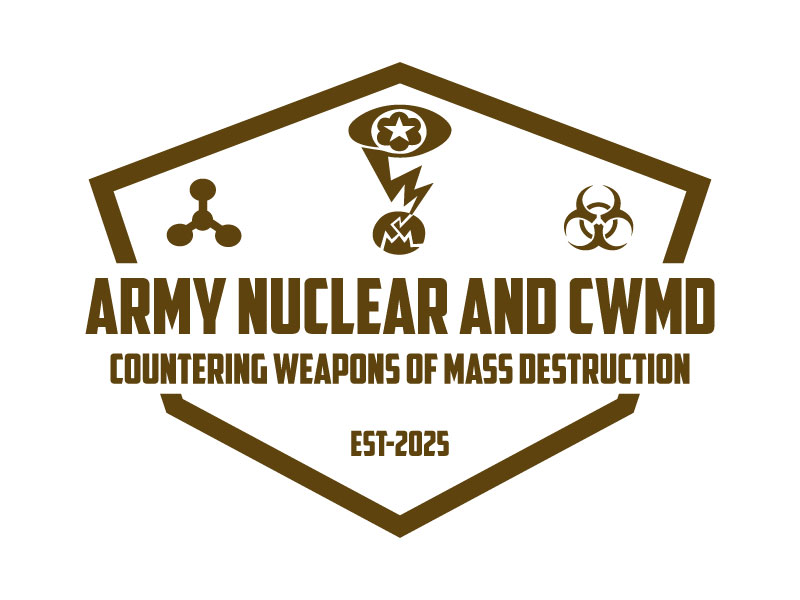 Army Nuclear and CWMD (Countering Weapons of Mass Destruction) Logo Design logo design by Gilate
