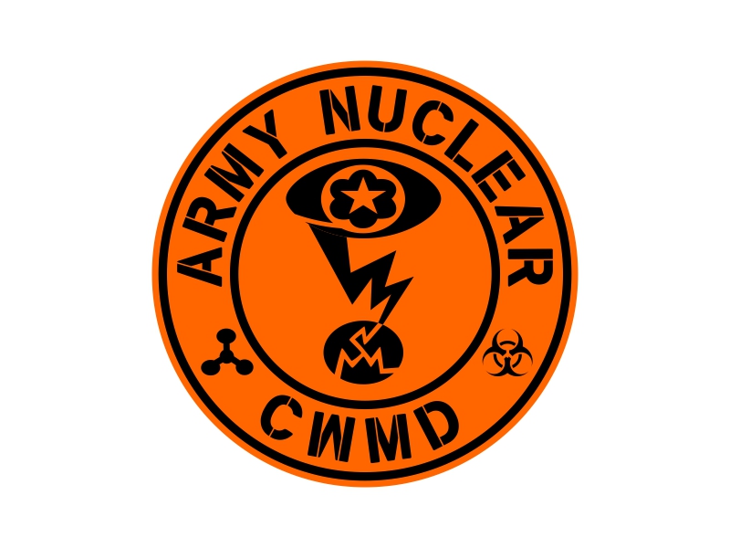 Army Nuclear and CWMD (Countering Weapons of Mass Destruction) Logo Design logo design by rizuki