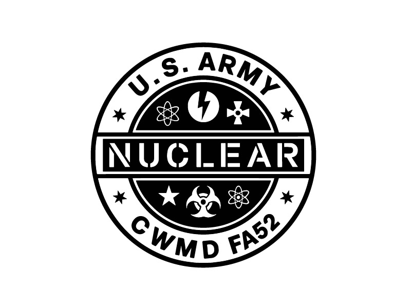 Army Nuclear and CWMD (Countering Weapons of Mass Destruction) Logo Design logo design by M Fariid