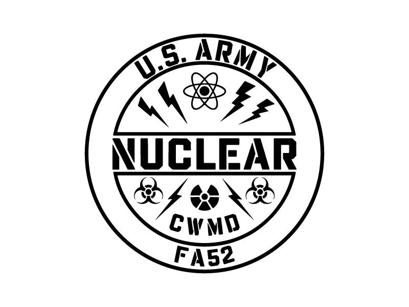 Army Nuclear and CWMD (Countering Weapons of Mass Destruction) Logo Design logo design by M Fariid