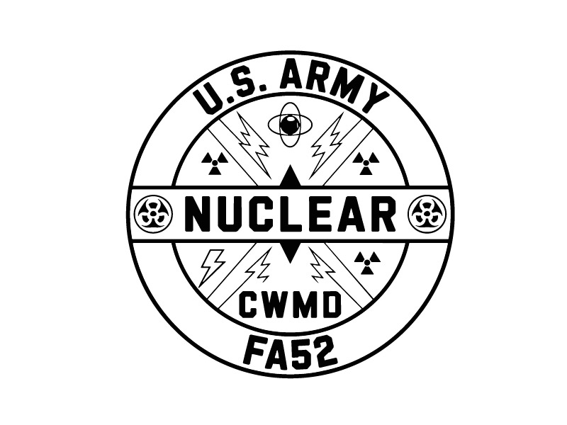 Army Nuclear and CWMD (Countering Weapons of Mass Destruction) Logo Design logo design by M Fariid