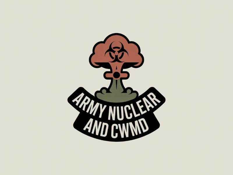 Army Nuclear and CWMD (Countering Weapons of Mass Destruction) Logo Design logo design by AndreBWid