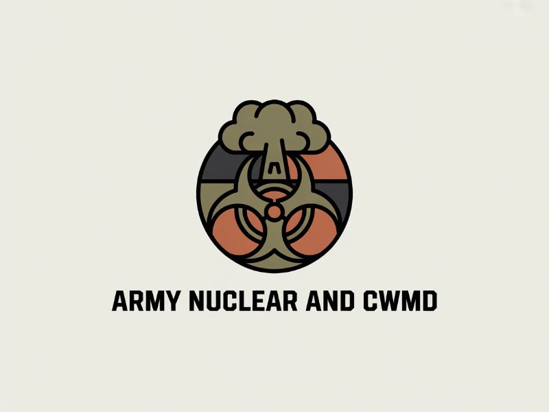 Army Nuclear and CWMD (Countering Weapons of Mass Destruction) Logo Design logo design by AndreBWid