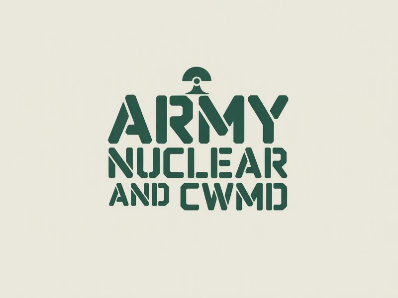 Army Nuclear and CWMD (Countering Weapons of Mass Destruction) Logo Design logo design by joni