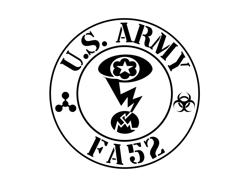 Army Nuclear and CWMD (Countering Weapons of Mass Destruction) Logo Design logo design by nexgen
