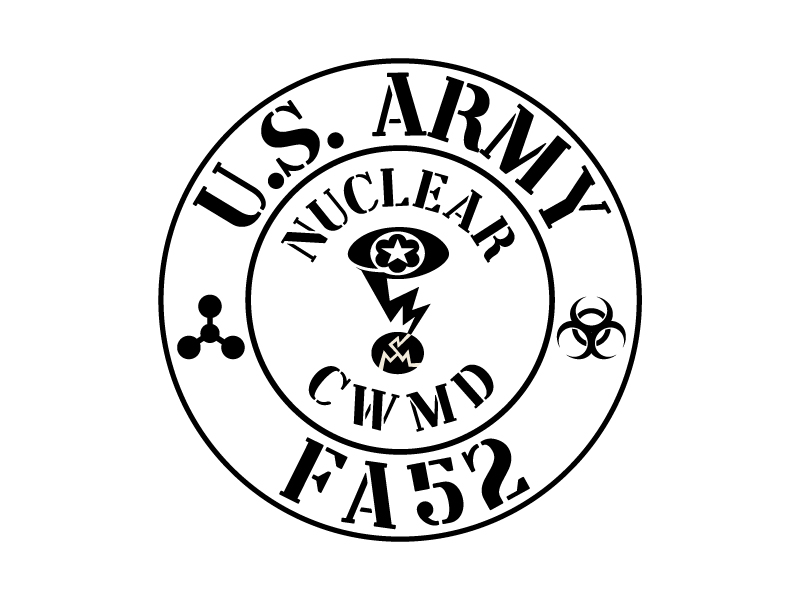 Army Nuclear and CWMD (Countering Weapons of Mass Destruction) Logo Design logo design by nexgen