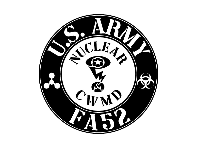 Army Nuclear and CWMD (Countering Weapons of Mass Destruction) Logo Design logo design by nexgen