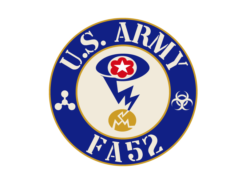 Army Nuclear and CWMD (Countering Weapons of Mass Destruction) Logo Design logo design by nexgen