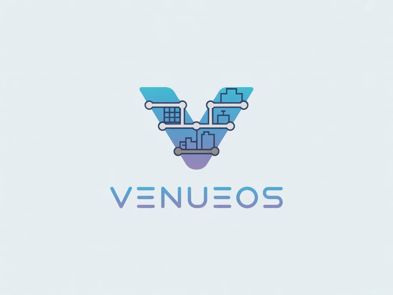 VenueOs logo design by joni