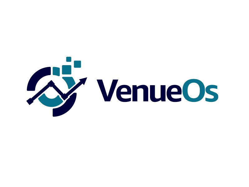 VenueOs logo design by M J