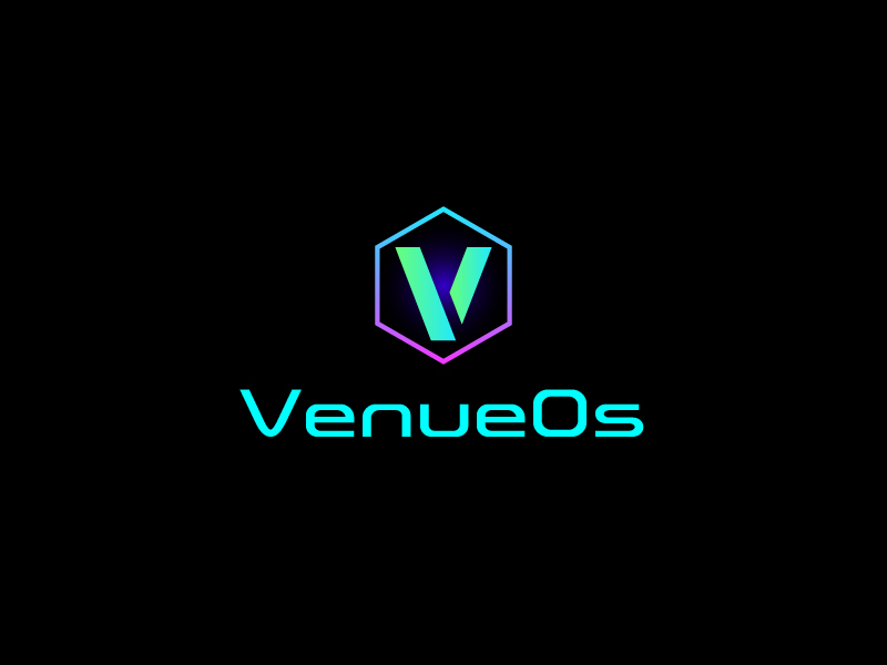 VenueOs logo design by oindrila chakraborty