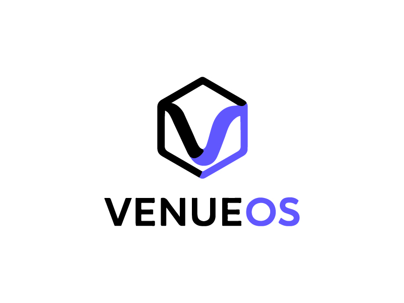VenueOs logo design by oindrila chakraborty