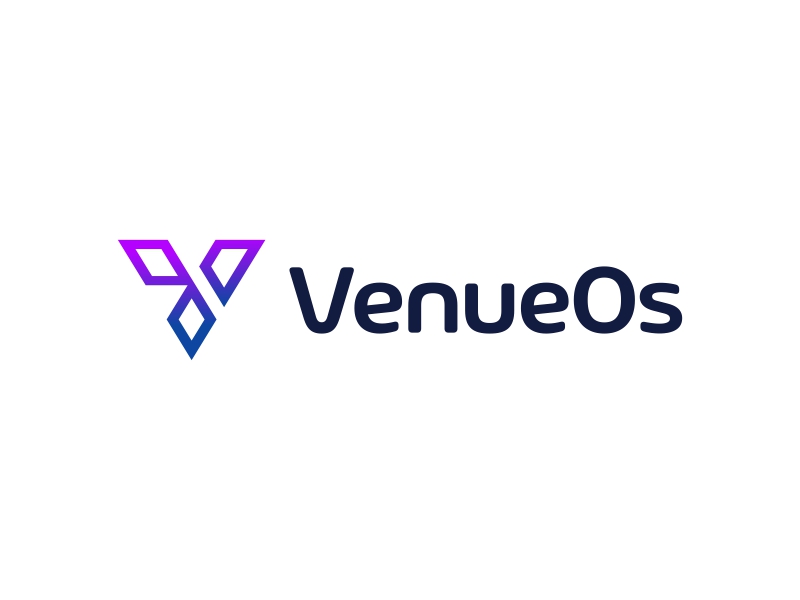 VenueOs logo design by booker