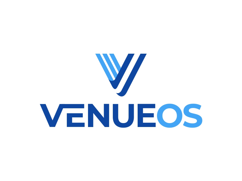 VenueOs logo design by booker