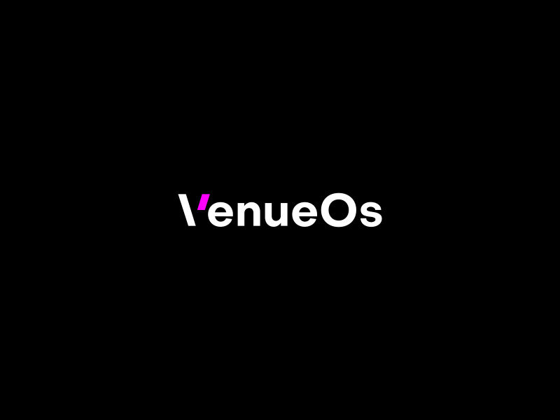 VenueOs logo design by glasslogo