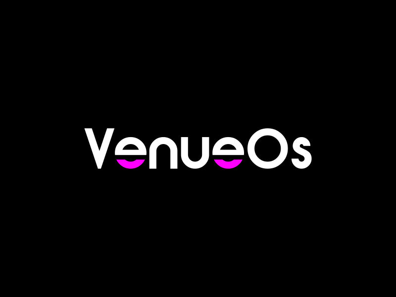 VenueOs logo design by glasslogo
