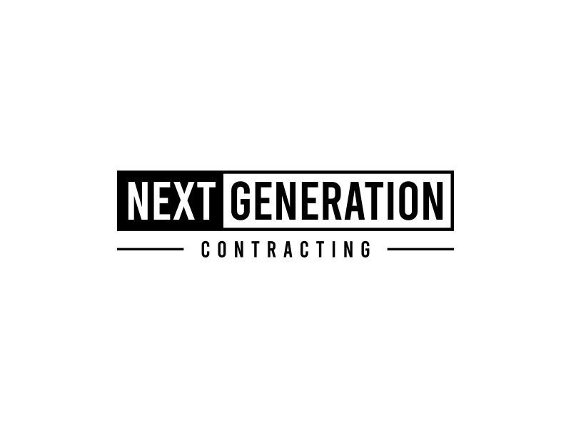 Next Generation Contracting logo design by glasslogo