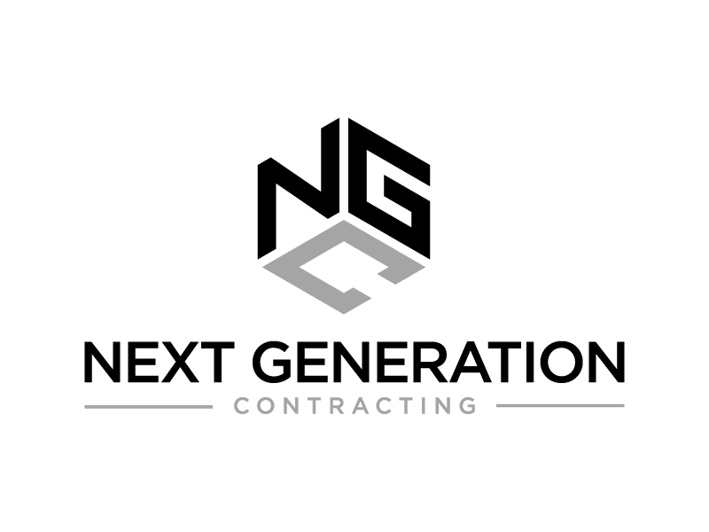 Next Generation Contracting logo design by BrainStorming