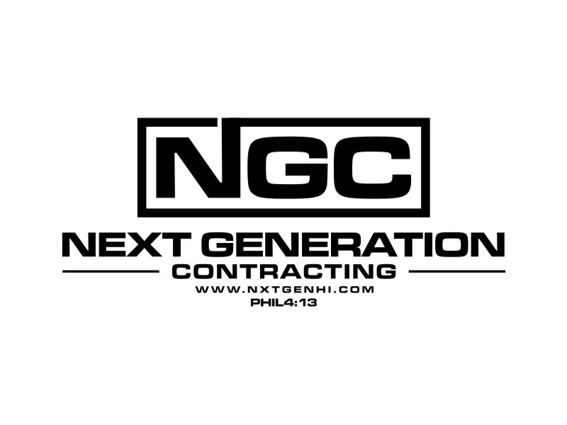 Next Generation Contracting logo design by sheilavalencia