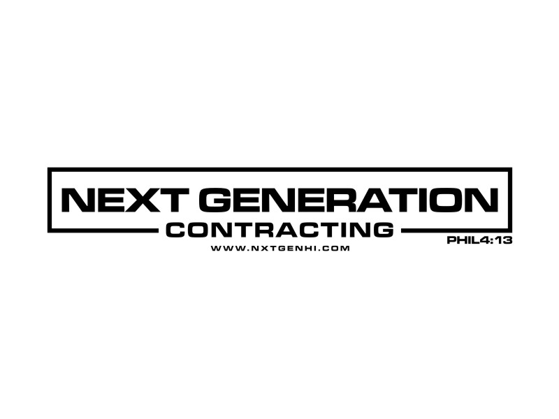 Next Generation Contracting logo design by sheilavalencia