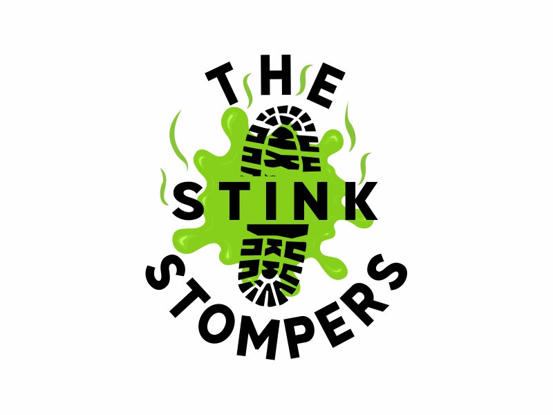 THE STINK STOMPERS logo design by laras fafa