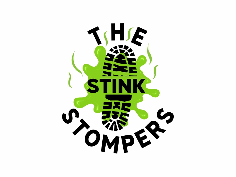 THE STINK STOMPERS logo design by laras fafa