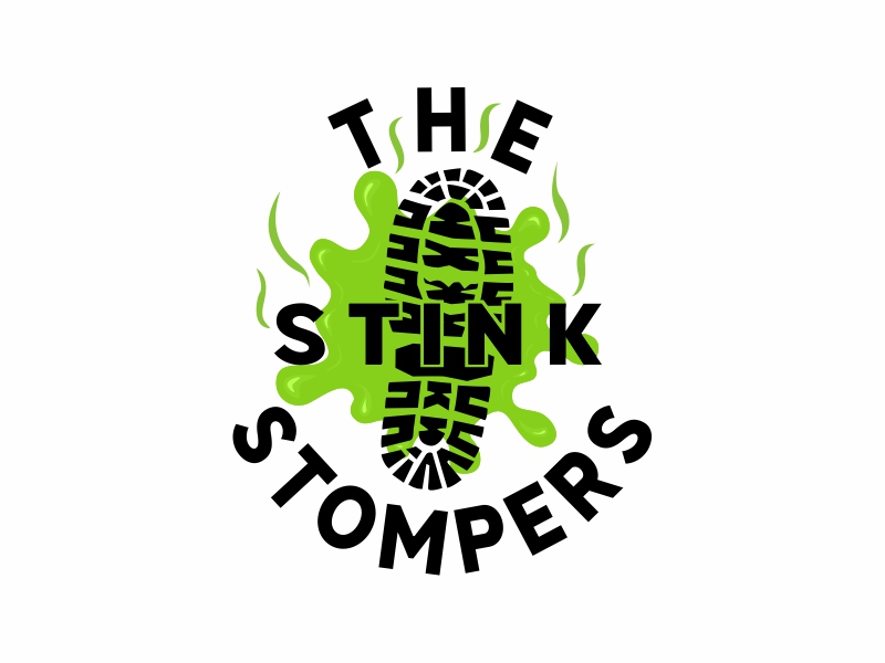 THE STINK STOMPERS logo design by laras fafa