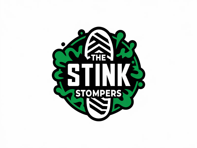 THE STINK STOMPERS logo design by IamSoya