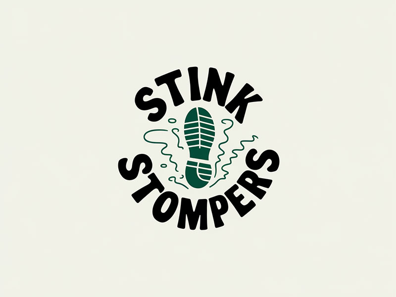 THE STINK STOMPERS logo design by IamSoya