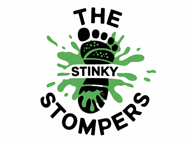 THE STINK STOMPERS logo design by IamSoya