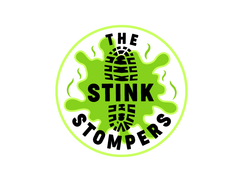THE STINK STOMPERS logo design by Marzuan