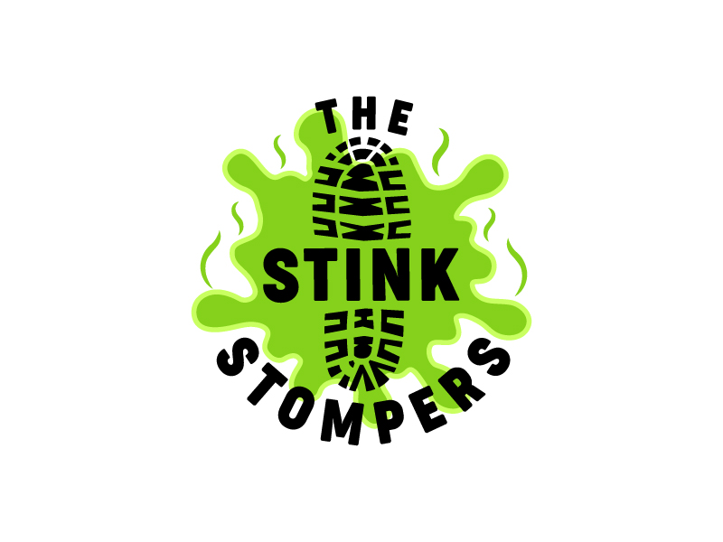 THE STINK STOMPERS logo design by Marzuan