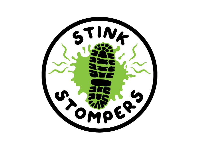THE STINK STOMPERS logo design by emberdezign
