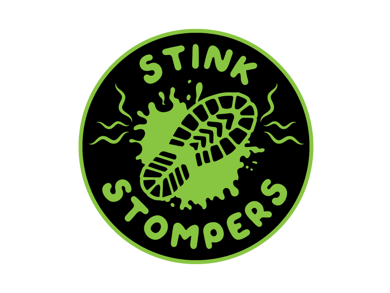 THE STINK STOMPERS logo design by emberdezign