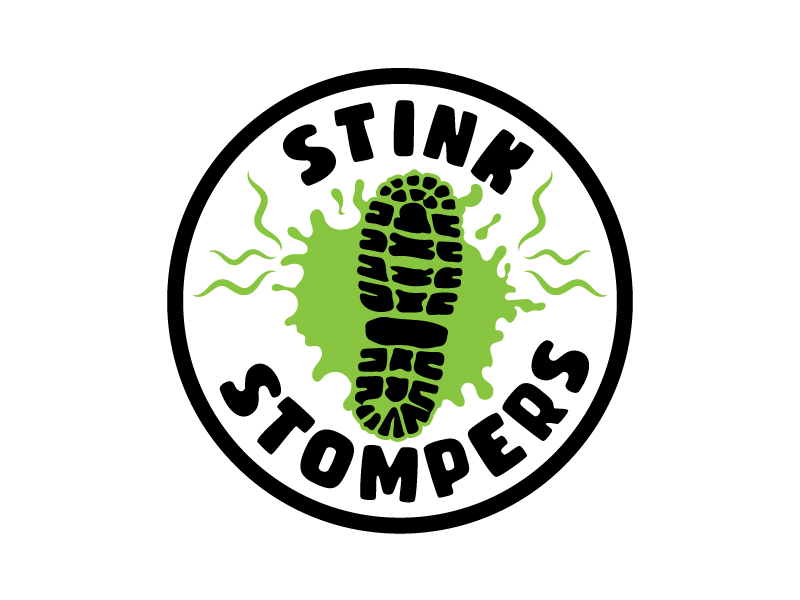 THE STINK STOMPERS logo design by emberdezign