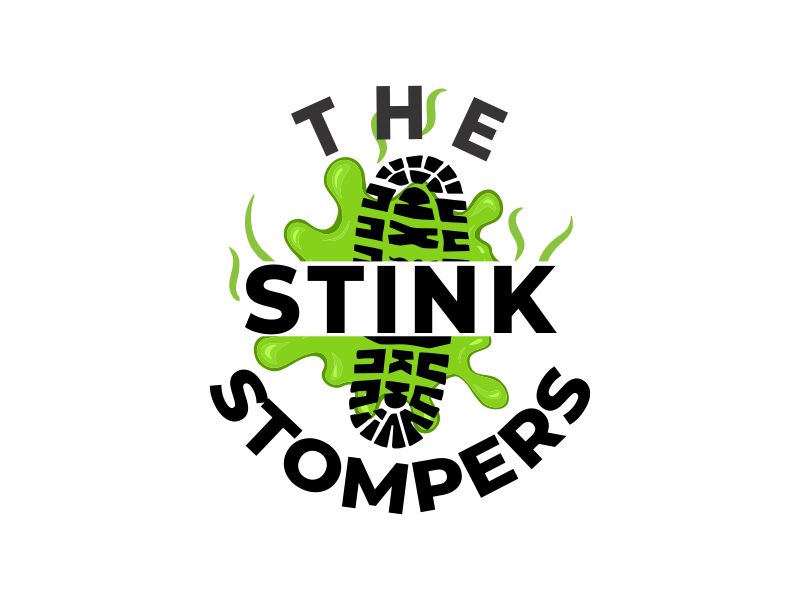 THE STINK STOMPERS logo design by oke2angconcept