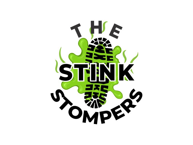 THE STINK STOMPERS logo design by oke2angconcept