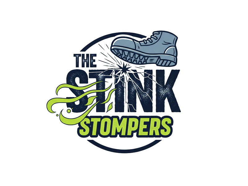 THE STINK STOMPERS logo design by jandu