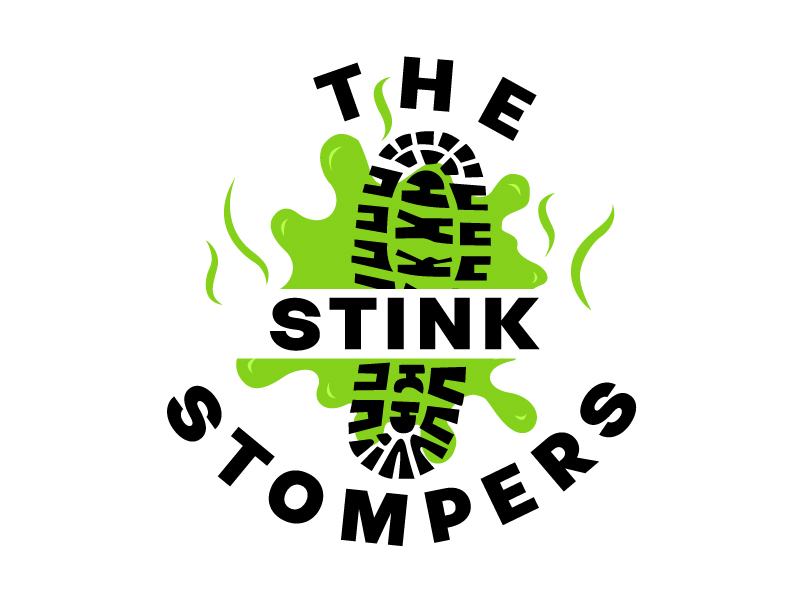 THE STINK STOMPERS logo design by uttam