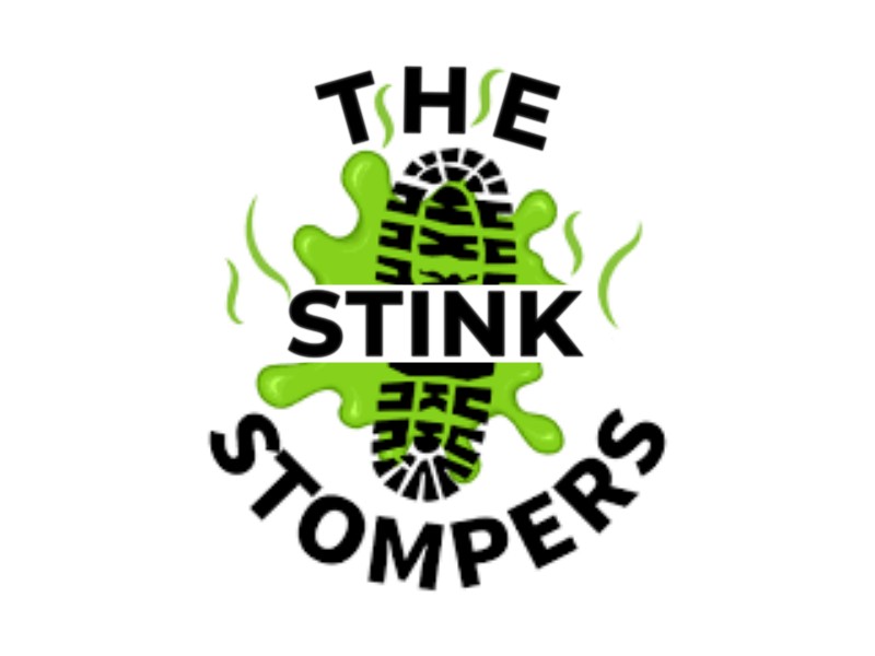 THE STINK STOMPERS logo design by zoominten