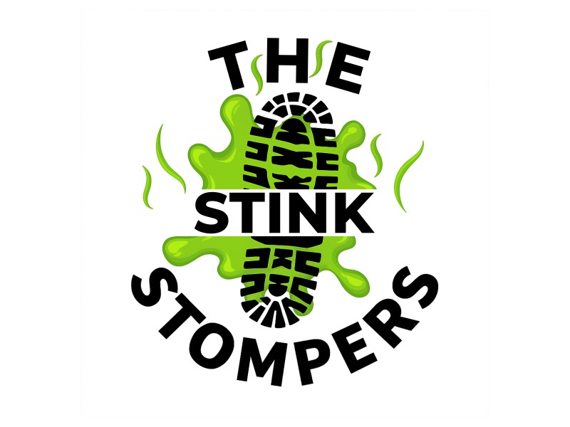 THE STINK STOMPERS logo design by zoominten