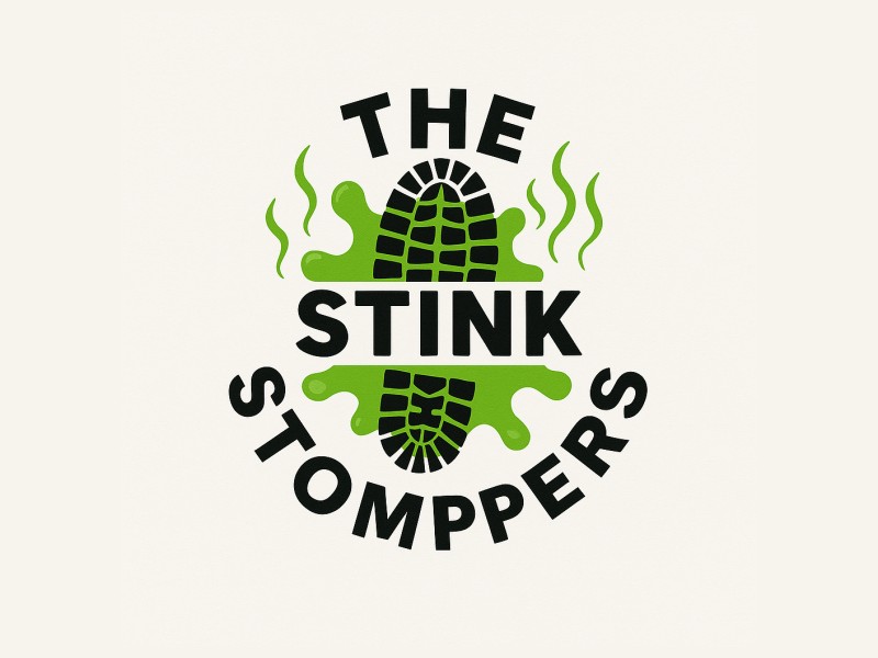 THE STINK STOMPERS logo design by zoominten